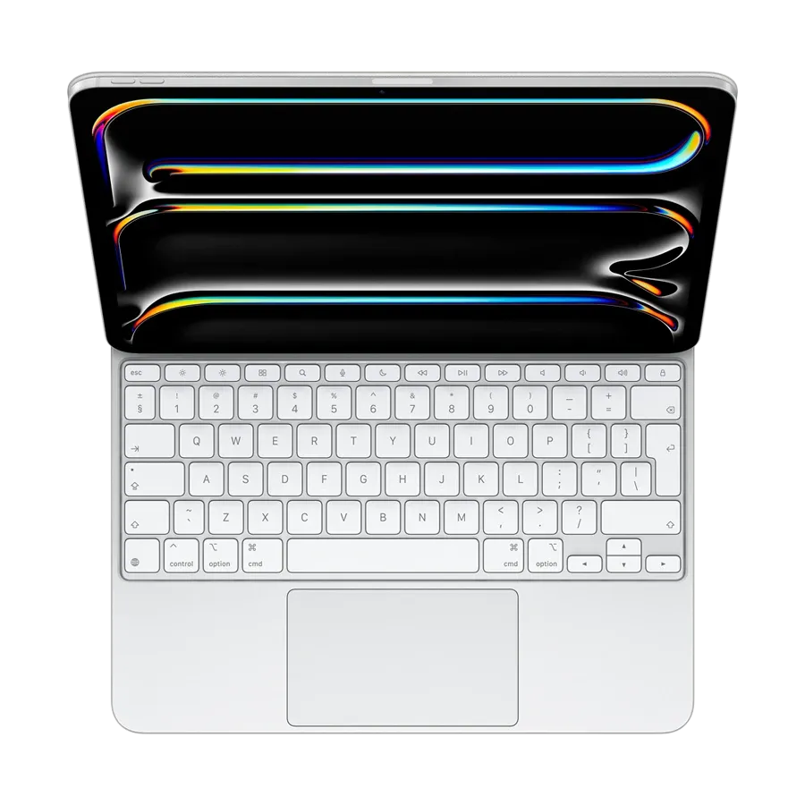 photo 2 - Чохол-клавіатура для планшета Apple Magic Keyboard for iPad Pro 13 inch (M4) - Ukrainian - White (MWR43UA/A)