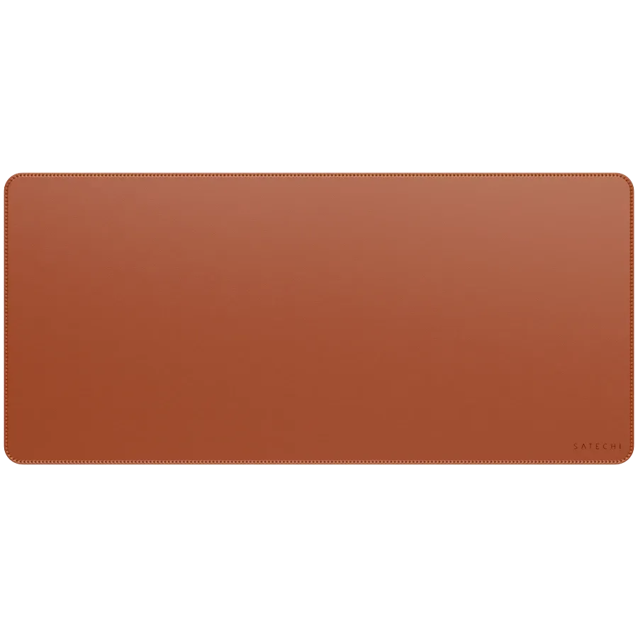 photo 2 - SATECHI Vegan-Leather Premium Desk Mat, Brown