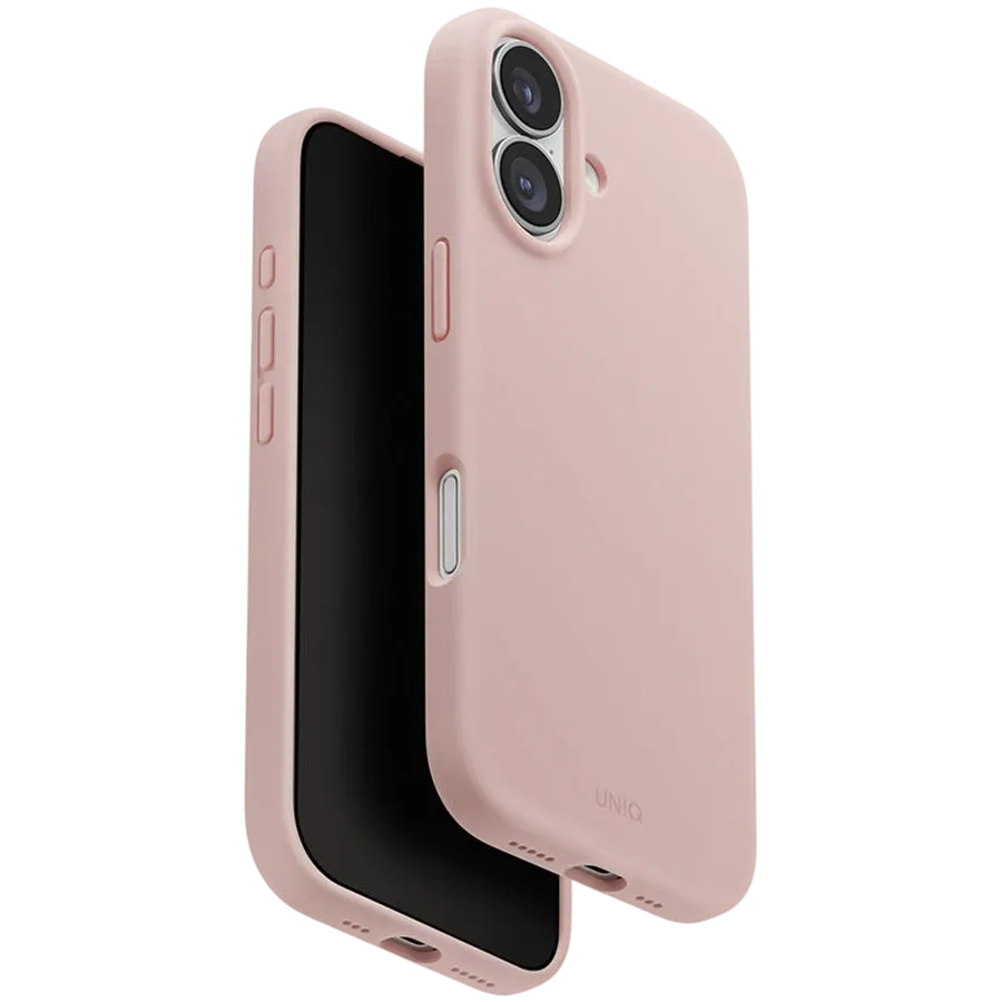 photo - Case UNIQ AirSuit with MagSafe for iPhone 17, Glossy Clear/White