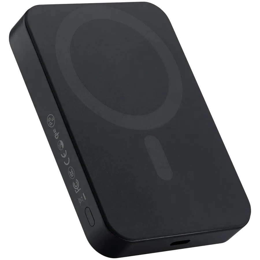 photo 4 - Портативное зарядное устройство PITAKA Qi 2, 10000 мА·ч, Чёрный