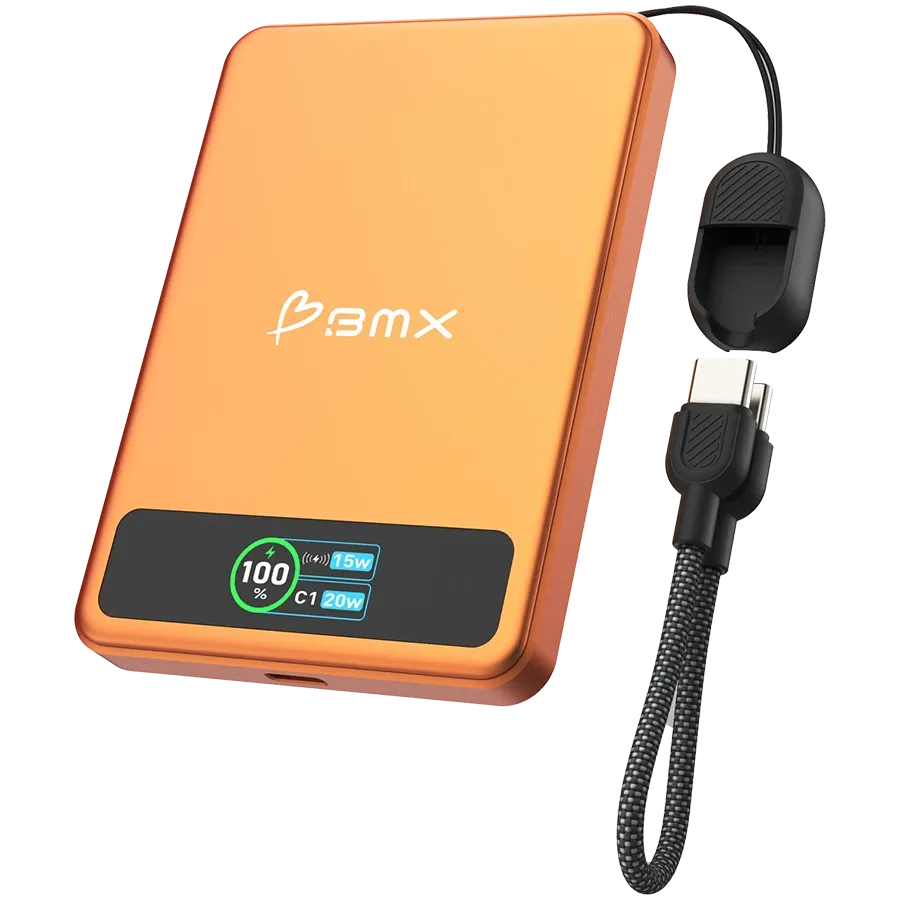 photo 2 - BMX SolidSafe 5K Power Bank, Orange
