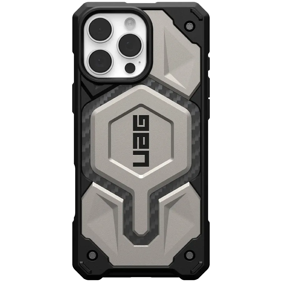 photo - Husă UAG Monarch Pro cu MagSafe pentru iPhone 16 Pro Max, Titanium