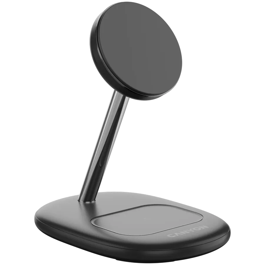 photo 3 - Wireless charger CANYON WCS-205, 15 W, Black