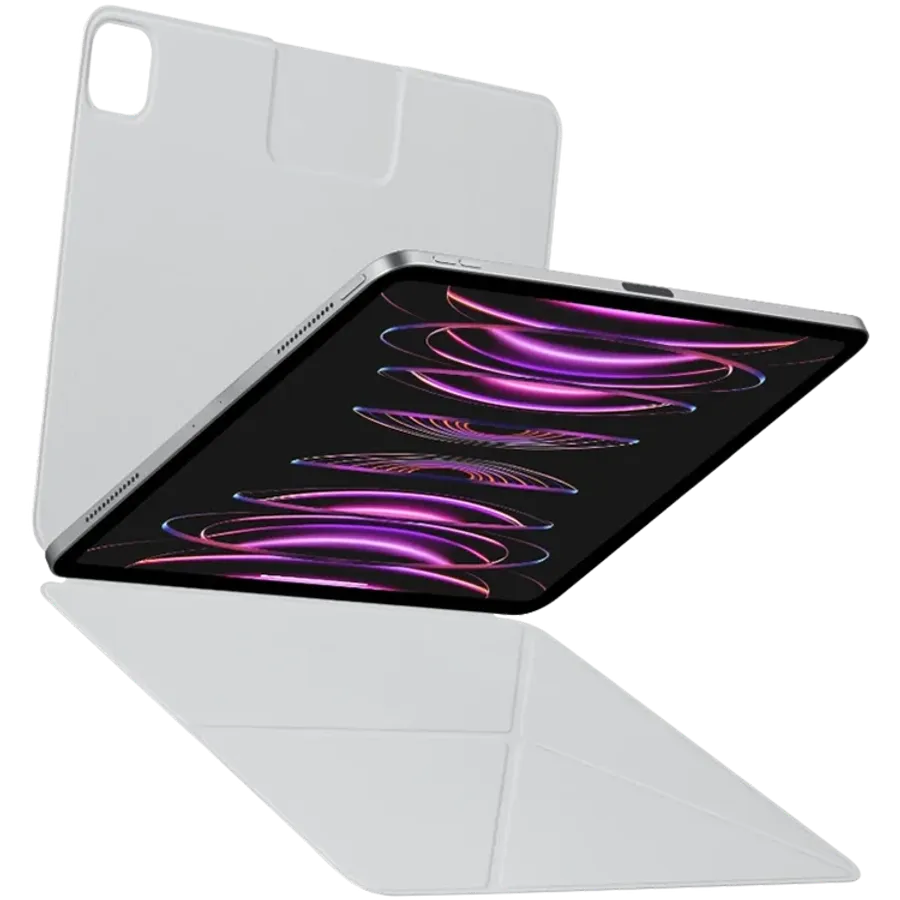 photo 1 - PITAKA Folio Case MagEZ Case Folio 2 White for iPad Pro 11-inch (4th generation)/Air 11 (M2)/Air (4th generation)/Air (5th generation)/(3rd generation)
