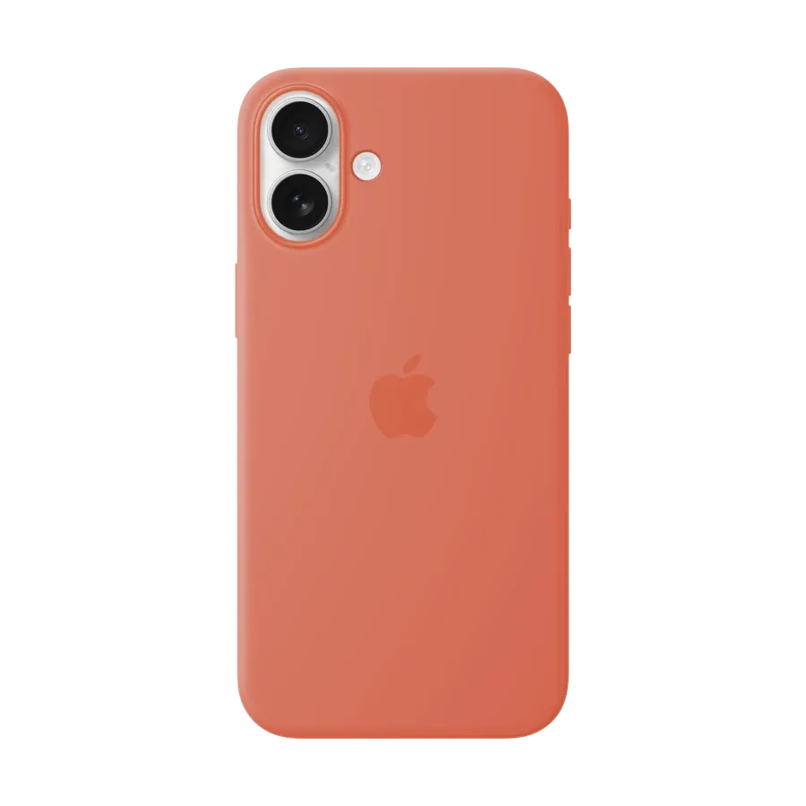 photo - APPLE Чохол силіконовий з MagSafe Tangerine для iPhone 16 Plus