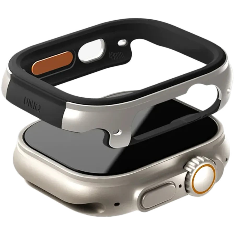 photo - Case UNIQ VALENCIA for Apple Watch Ultra, Titanium Gray