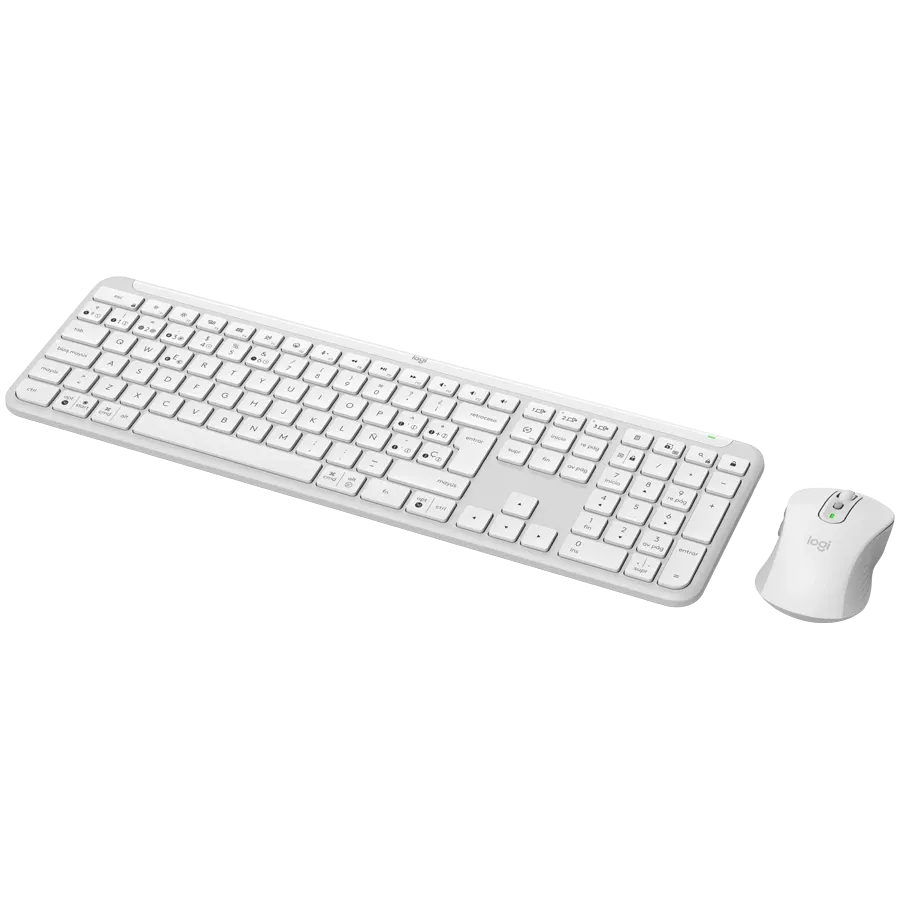 photo 2 - Комлект клавиатура и мышь LOGITECH Signature Slim MK950, Off-White (L920-012491)