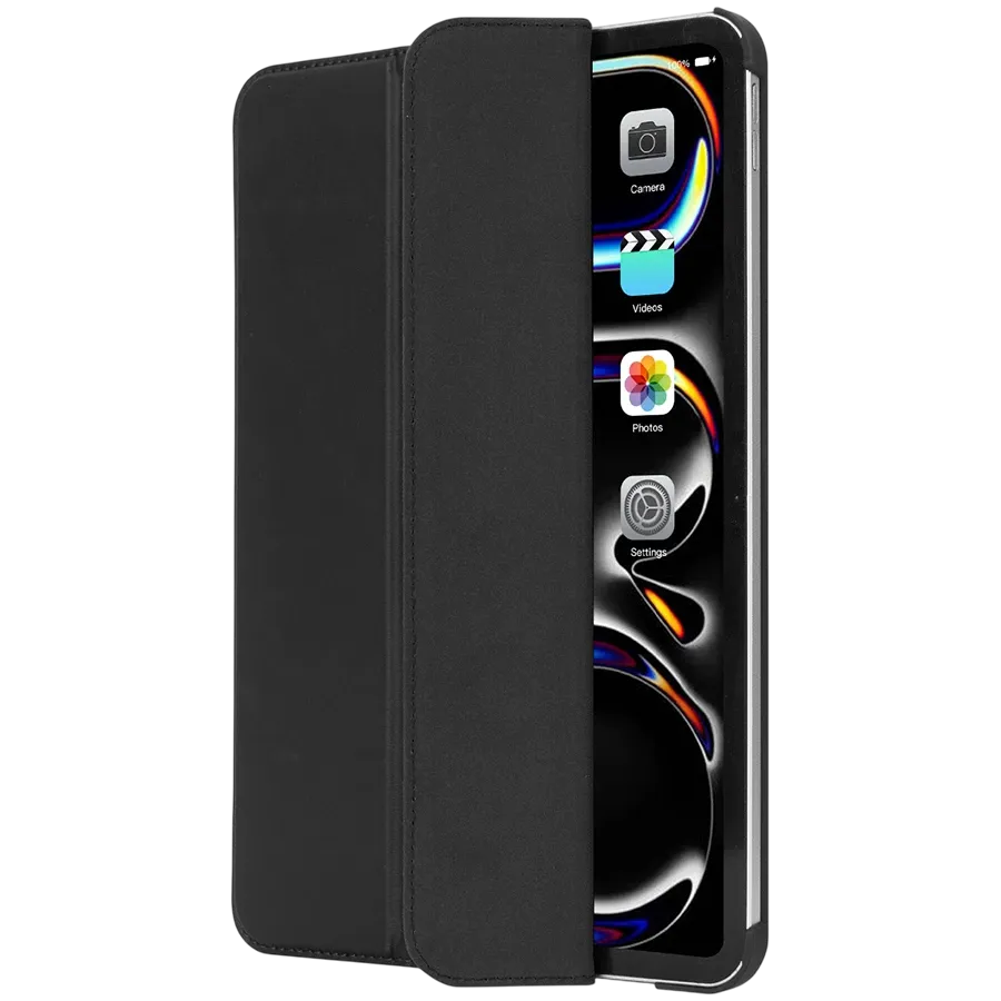 photo 5 - Чехол DECODED Smart Folio из текстурированного силикона для iPad Pro 11 (M4/M5), Угольно-чёрный