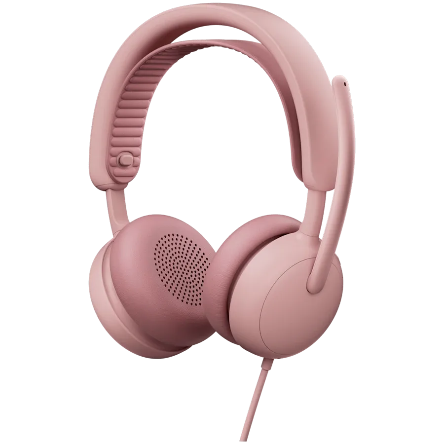 photo 1 - Навушники LOGITECH Zone Wired 2 Headset for Business - ROSE L981-001616