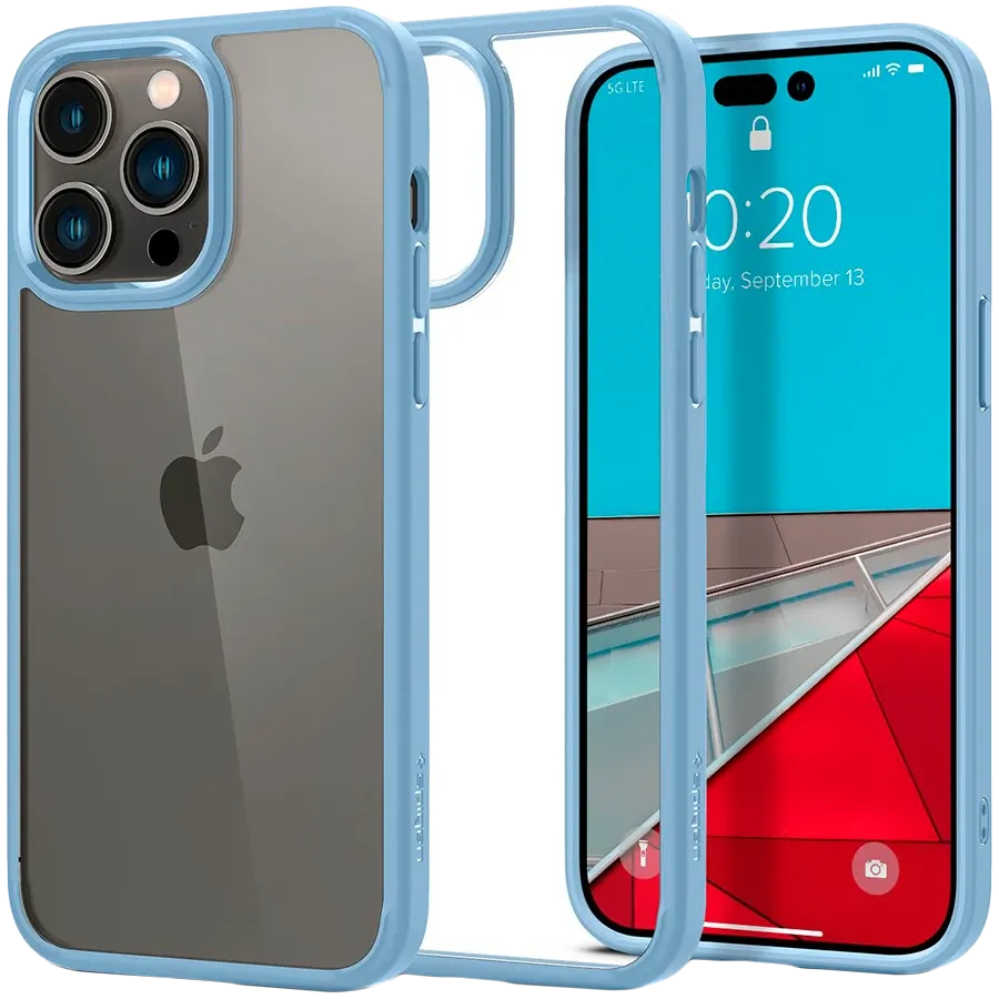 photo 3 - Чехол SPIGEN SGP Ultra Hybrid Sierra Blue для iPhone 14 Pro