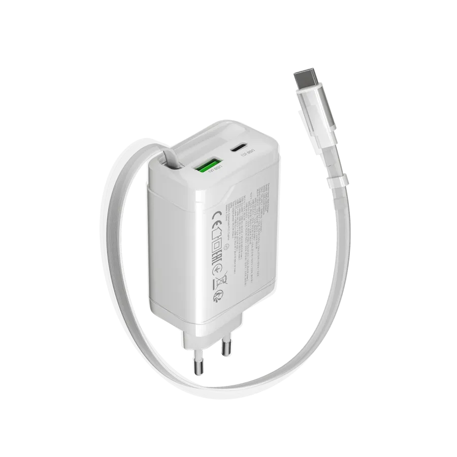 photo 2 - CANYON Адаптер питания OnCharge 65RC 3*USB/USB-C USB Тип A, USB Тип C, USB Тип C, 65 Вт