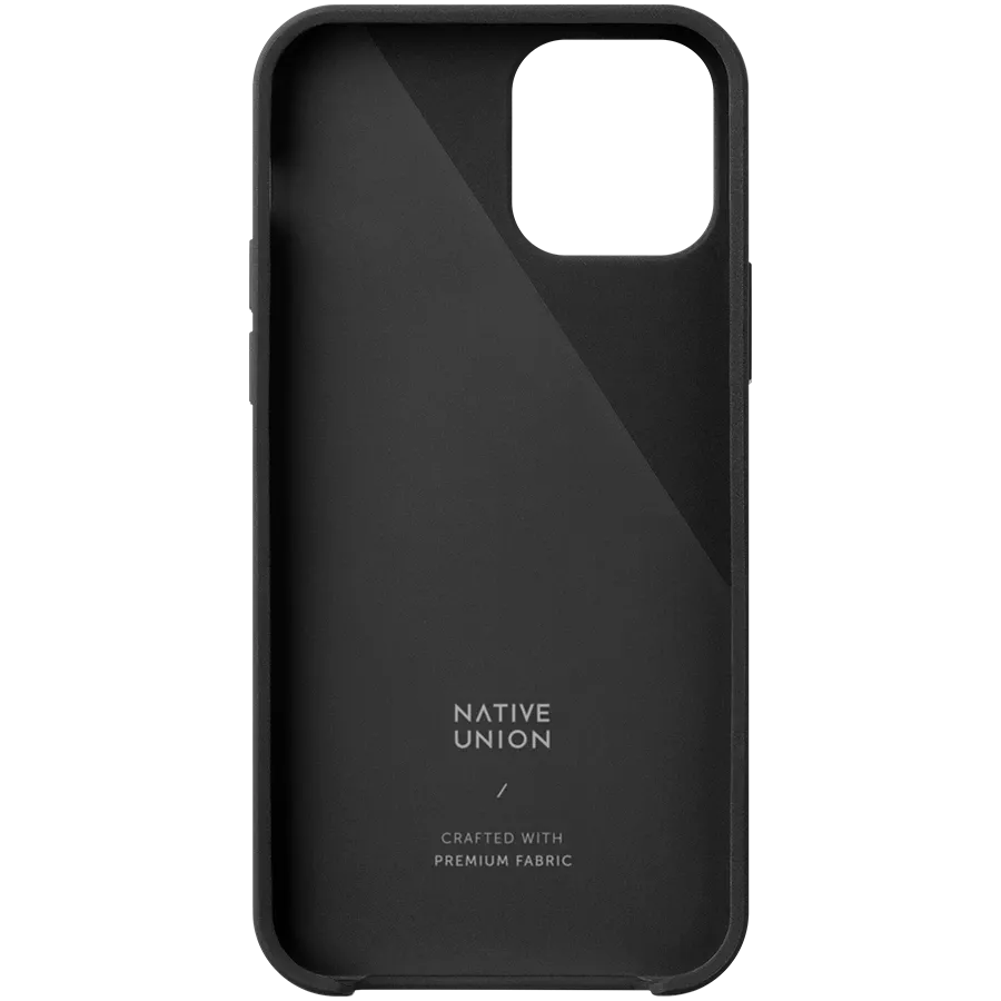 photo 4 - NATIVE UNION Чохол CLIC CANVAS  Синювато-сірий для iPhone 12 Pro Max