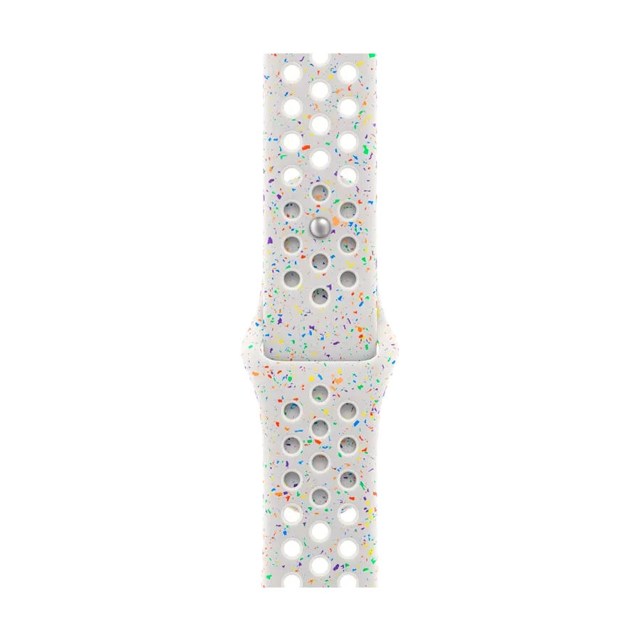 photo 1 - Apple Nike Sport Band for Apple Watch 44/46 mm, Size S/M, Pure Platinum