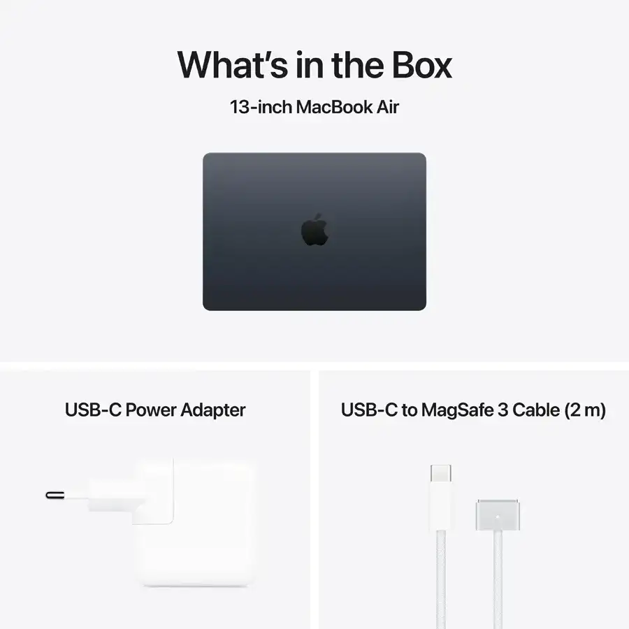 MacBook Air 13.6"  M5 (10C CPU/8C GPU), 16 ГБ, 512 ГБ, Тёмная ночь – photo 9