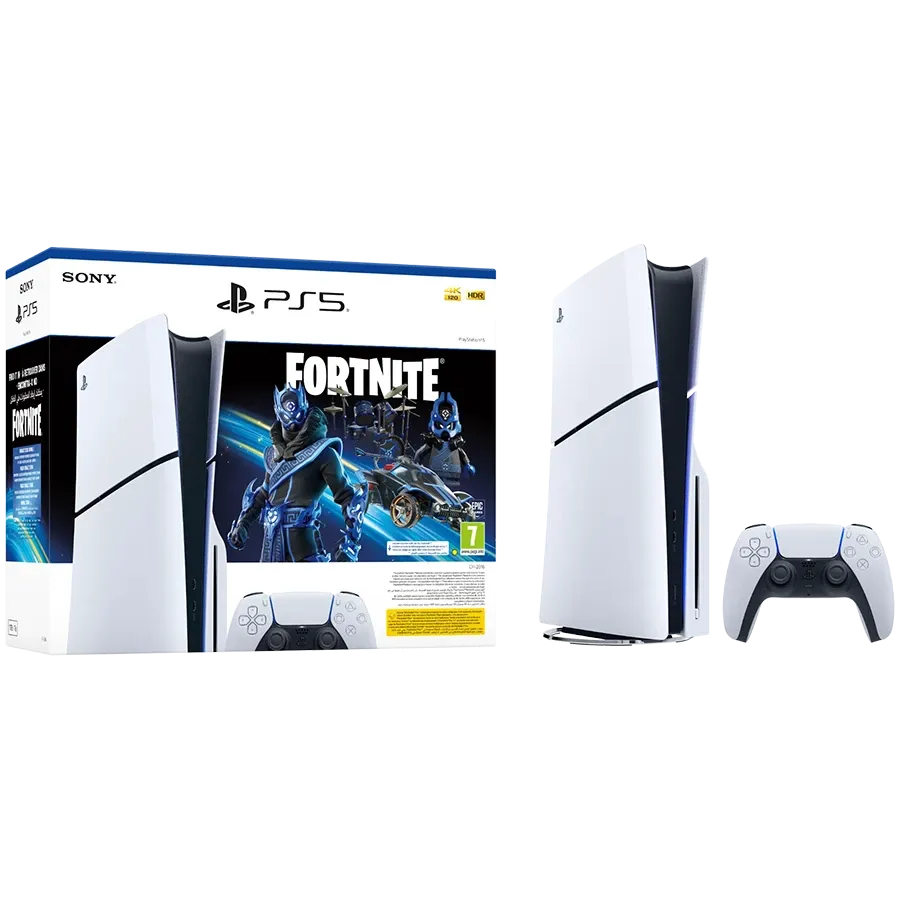 Игровая приставка PlayStation 5 Slim [Fortnite® Cobalt Star Bundle] – photo 1