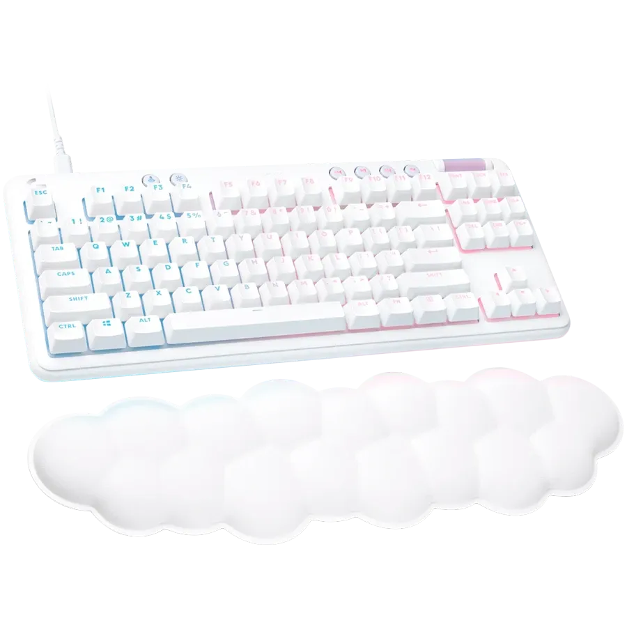 photo 1 - Клавиатура проводная LOGITECH G713 Aurora Gaming GX USB Off-White (L920-010422)