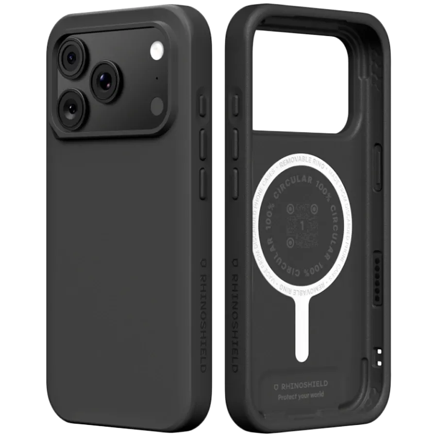 RHINOSHIELD Чехол SolidX с MagSafe Classic Black для iPhone 17 Pro – photo
