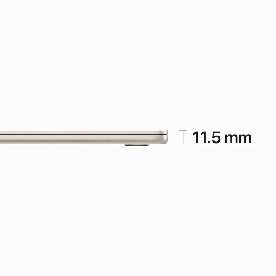 photo 3 - MacBook Air 15.3"  M2 (8C CPU/10C GPU), 8 ГБ, 256 ГБ, Жарқыраған жұлдыз