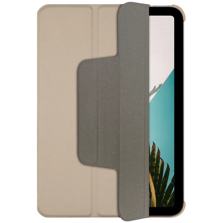 photo 1 - Обложка Smart Folio MACALLY Bookstand Золотой для iPad mini (6-го поколения)