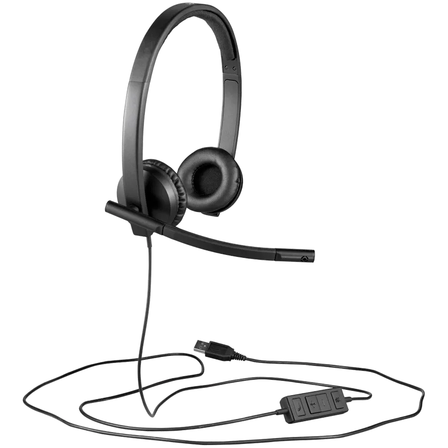 photo 4 - LOGITECH H570e Дротова гарнітура, Чорний