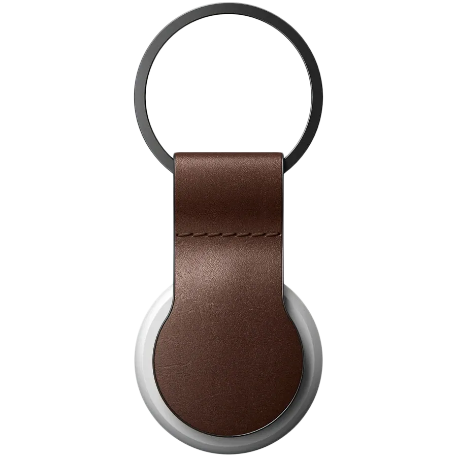 photo 1 - NOMAD Case Leather Loop Brown for AirTag