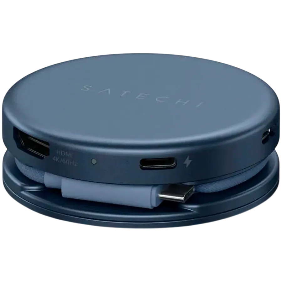 Multiport adapter Satechi OnTheGo 5-in-1, Indigo – photo 2