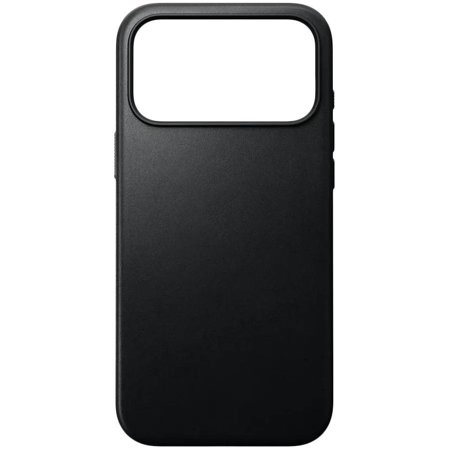 photo 1 - NOMAD Case Modern Leather Case with MagSafe Black for iPhone 17 Pro