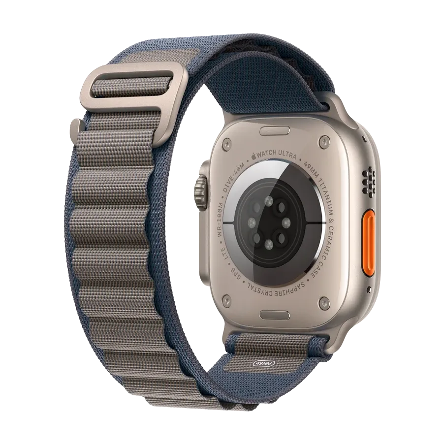 photo 3 - Apple Watch Ultra 2 GPS + Cellular, 49mm Titanium Case with Blue Alpine Loop - Large, Model A2986