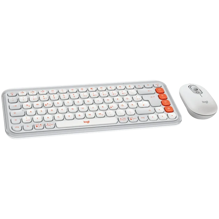 photo 2 - Клавіатура LOGITECH POP ICON COMBO OFF WHITE
