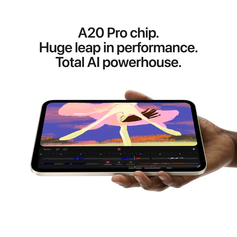 iPad mini A20 Pro, 512 ГБ Wi-Fi+4G Стандартное стекло 2026, Starlight – photo 5