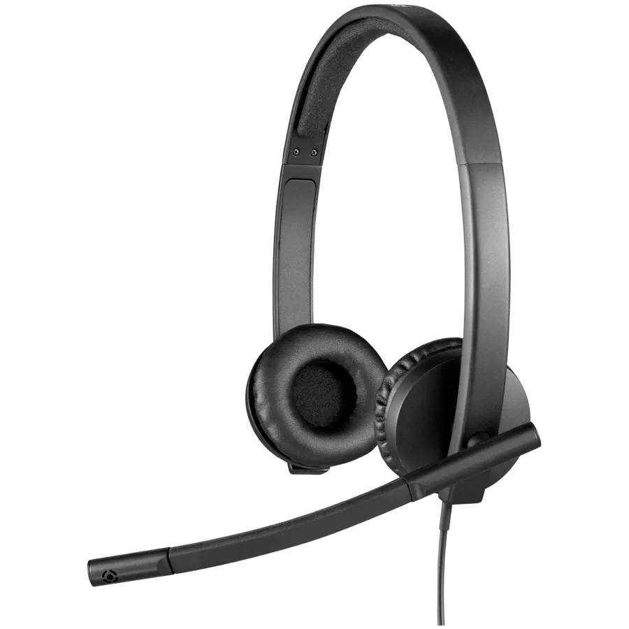 photo 1 - LOGITECH H570e Дротова гарнітура, Чорний