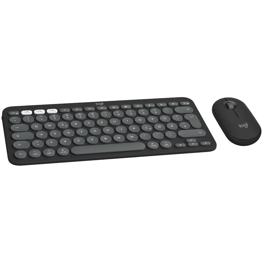 photo - LOGITECH Pebble 2 Клавиатура, Американский английский