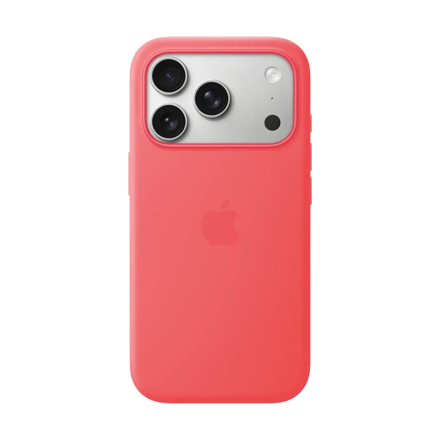 photo 1 - Apple силиконовый чехол с MagSafe Bright Guava для iPhone 17 Pro