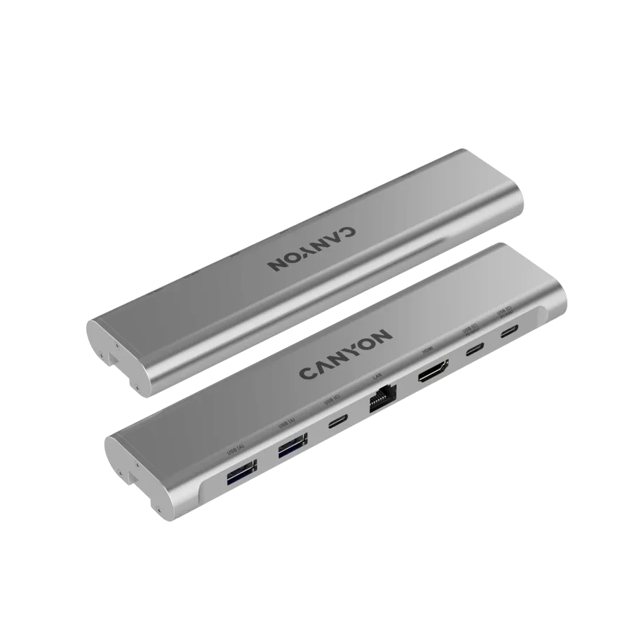 photo 15 - Подставка CANYON для ноутбука с адаптером, Серый