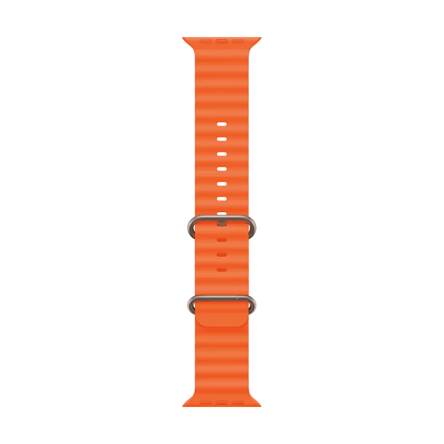 photo - Apple 49mm Ocean Band Band for Apple Watch 44/45/49 mm, Orange