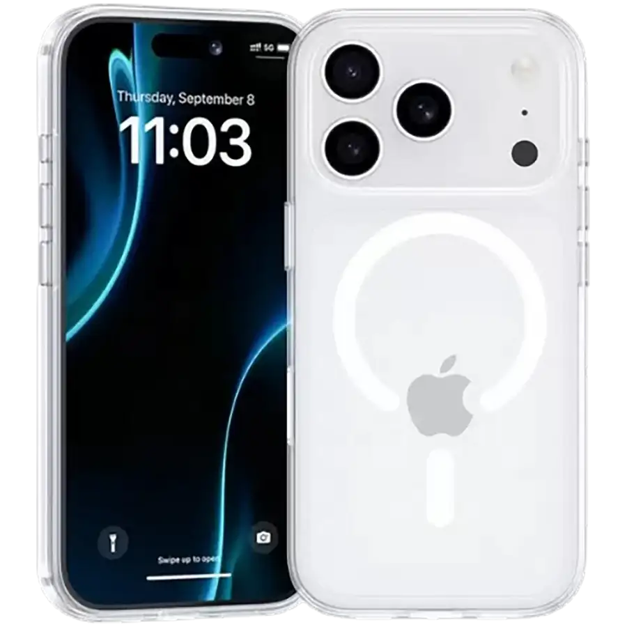 Husă BENKS Crystal Magnetic transparentă cu MagSafe pentru iPhone 17 Pro Max – photo