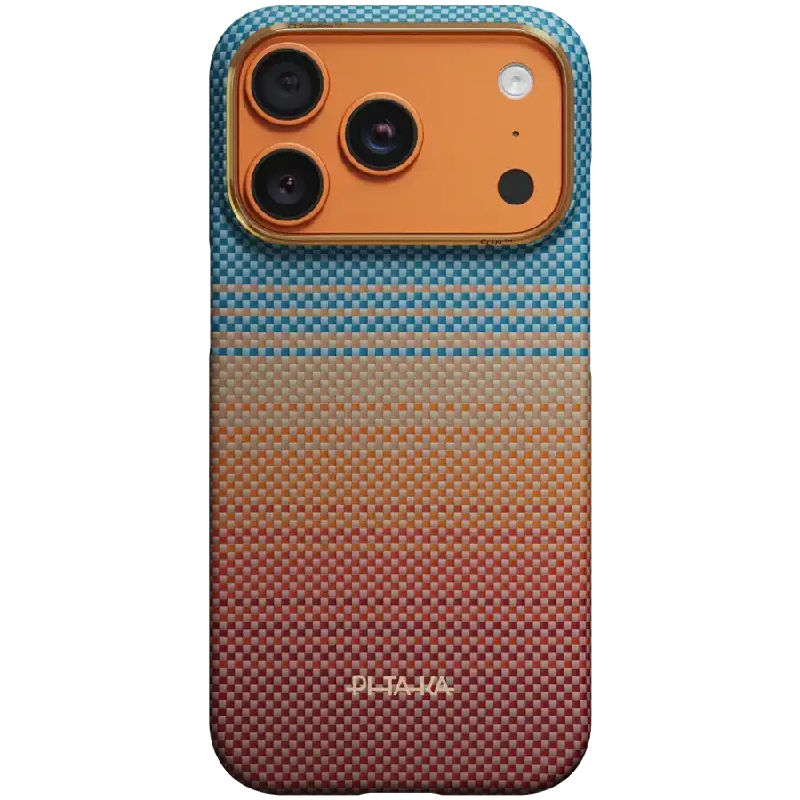 Husă PITAKA California Dream-01 cu MagSafe pentru iPhone 17 Pro, Sunset – photo 1
