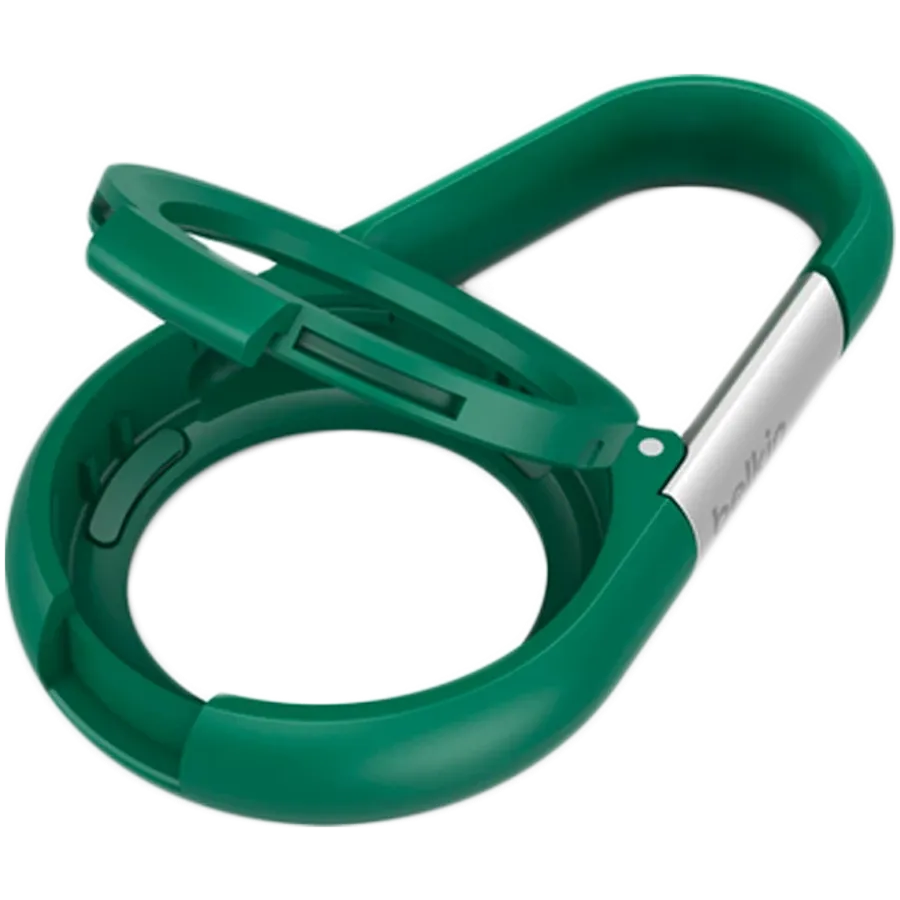 photo 1 - Брелок BELKIN с карабином для AirTag, Зелёный