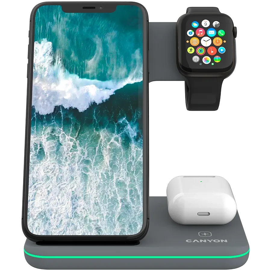 photo 4 - CANYON Индукционная зарядка WS-303, 15 Вт