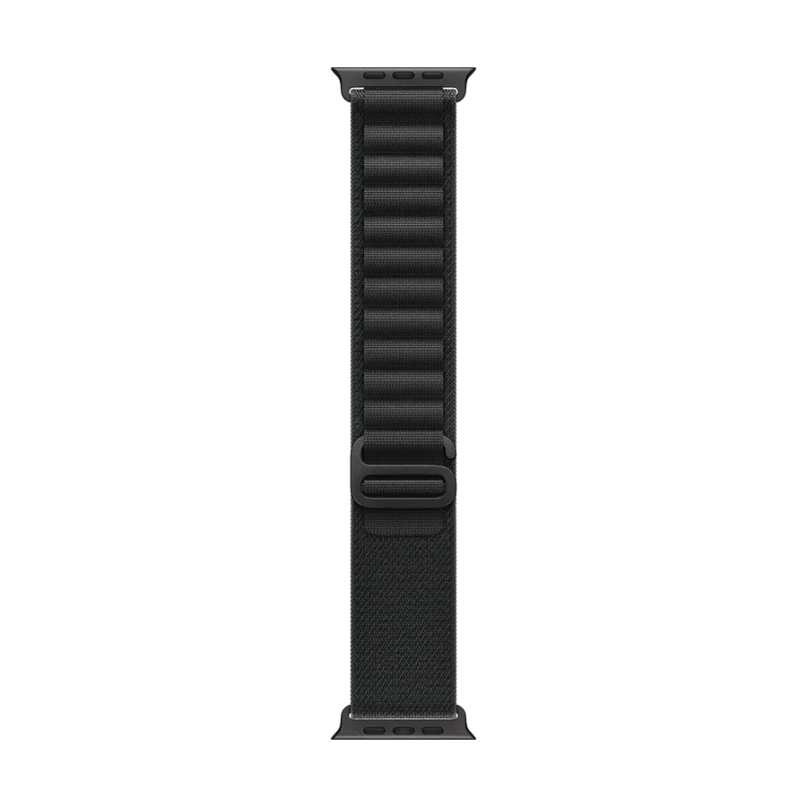 photo 1 - Apple Alpine Loop Бау үшін Apple Watch 44/45/46/49 mm, Өлшемі L, Қара