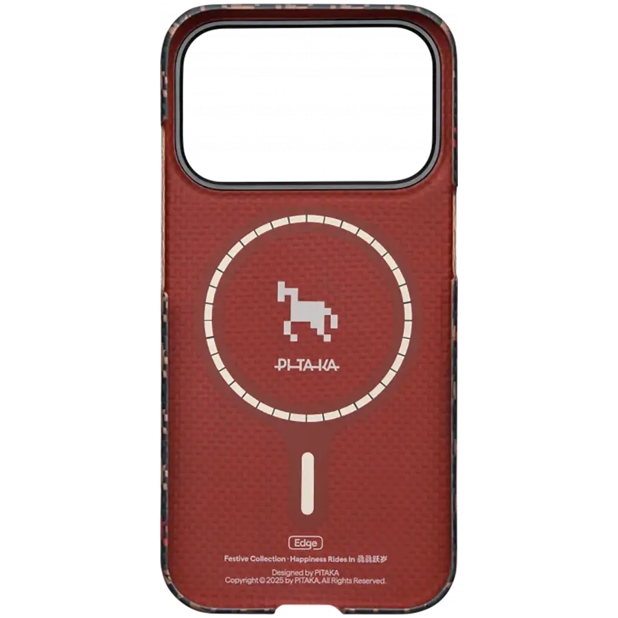 PITAKA Чохол Happiness Rides with MagSafe Чорне дерево для iPhone 17 Pro – photo 2