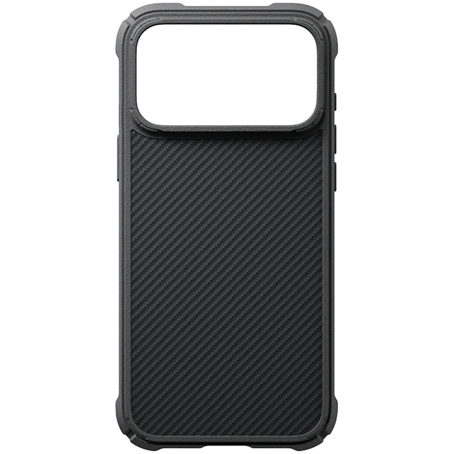 Husă PITAKA Cairn cu MagSafe pentru iPhone 18 Pro Max, Black/Gray – photo 3
