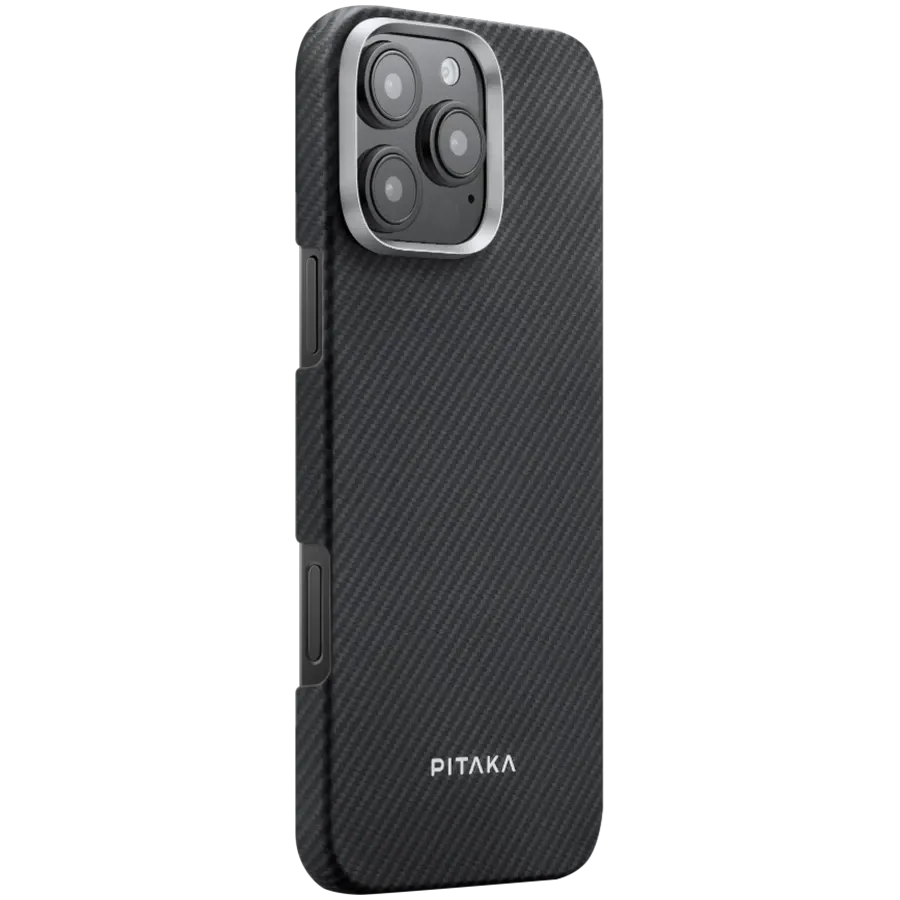 photo - PITAKA Чехол Ultra Slim с MagSafe Чёрный/Серый для iPhone 16 Pro Max