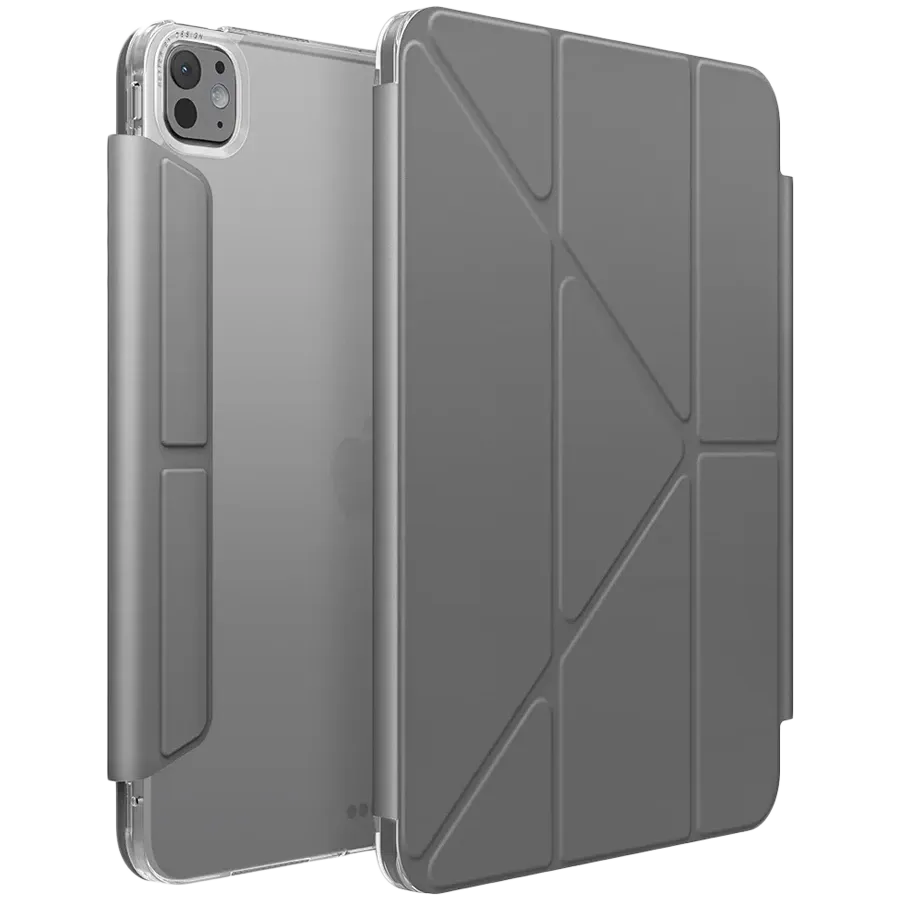 photo - UNIQ Ақылды қақпақ Camden  Rhino Grey for iPad Pro 13 (M4)