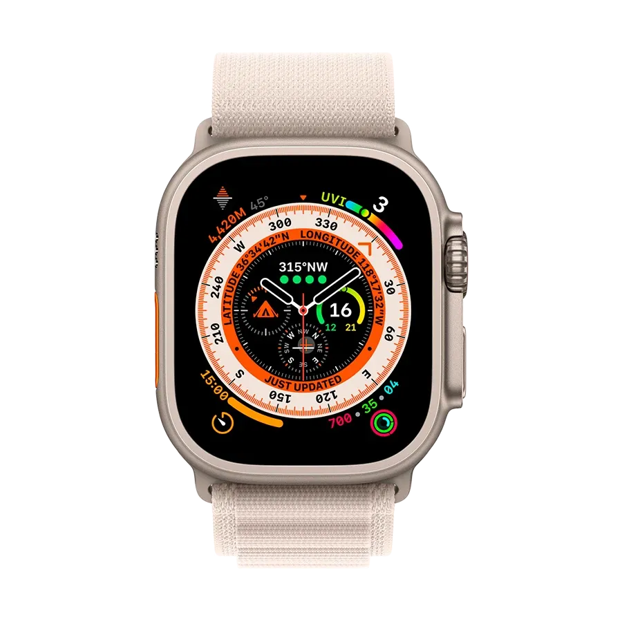 photo 3 - Apple Alpine Loop - Small Band for Apple Watch 44/45/49 mm, Size S, Starlight