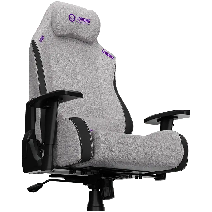 Игровое кресло LORGAR CHA 41, Gray/Purple – photo 17