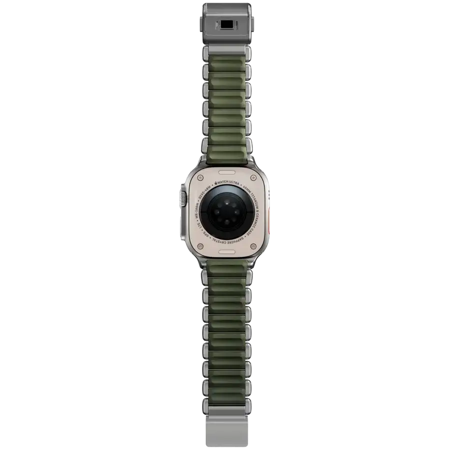 Ремешок Nomad Stratos Band Natural Hardware для Apple Watch 46mm/49mm - Forest – photo 5