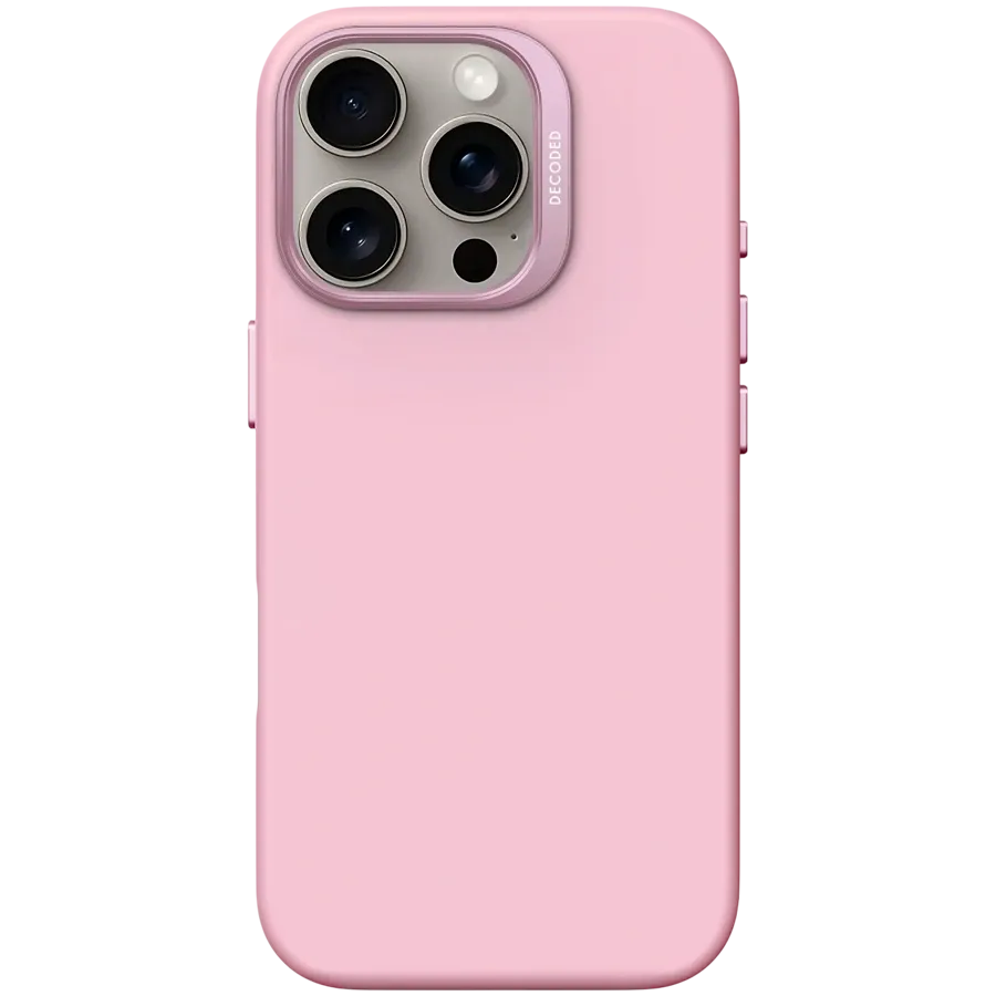 photo 1 - DECODED Case Silicone Case with MagSafe Lilac Purple for iPhone 16 Pro