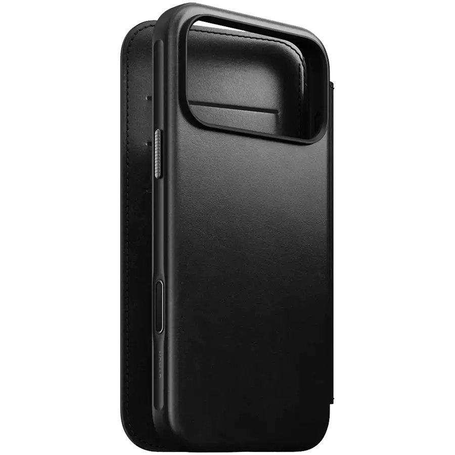 Husă NOMAD Folio Modern Horween cu MagSafe pentru iPhone 17 Pro Max, Black – photo 3