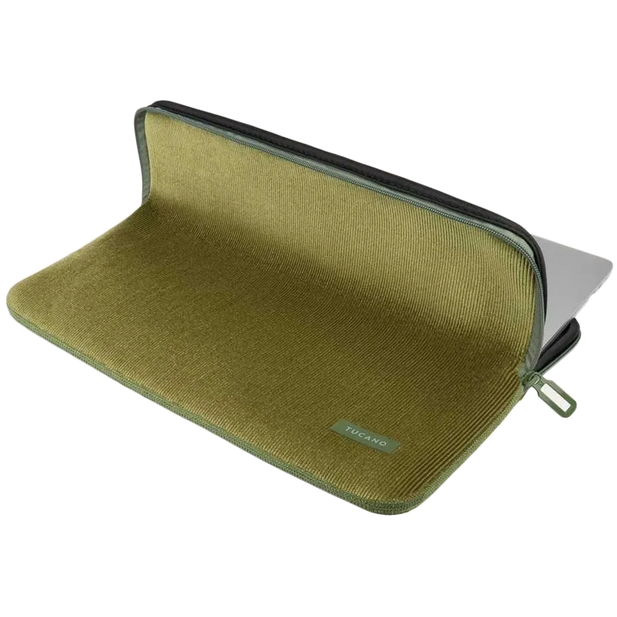 photo 4 - TUCANO Sleeve VELLUTO Green for MacBook Pro 14